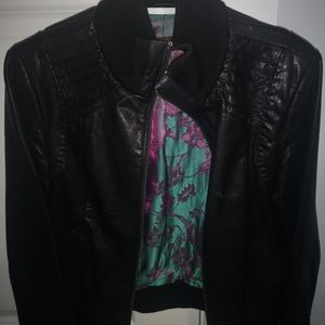 Danier leather bomber jacket